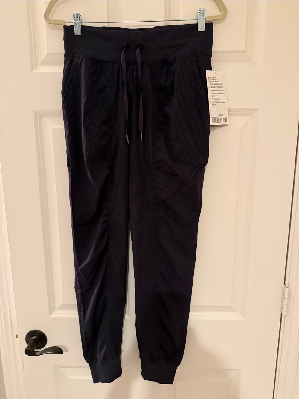 Lululemon dance studio mid-rise jogger dark gray NWT